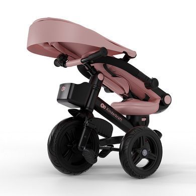 Триколісний велосипед Kinderkraft Aveo 2 Plus Pink (KRAVEO02PNK0000) трансформер 6в1, оберт сидіння на 360, м'яке сидіння з системою Air Flow