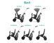 Триколісний велосипед Kinderkraft Easytwist Platinum Grey (KKRETWIGRY0000)