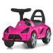 Каталка-толокар Bambi Racer M 6299-8 рожевий з кошиком під сидінням, ручка для перенесення, передні фари зі світлом, музика