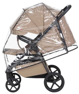 Прогулянкова коляска Carrello Bravo Carbon CRL-5530 Ketch Beige з LED-підсвіткою та компактним складанням