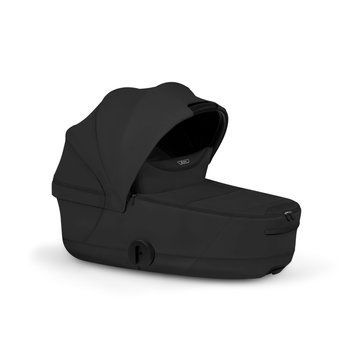 Люлька Cybex Mios/Coya Fold Lux ​​Style Collection Sepia Black сборка вместе с шасси, увеличенный капюшон, матрас Memory Foam