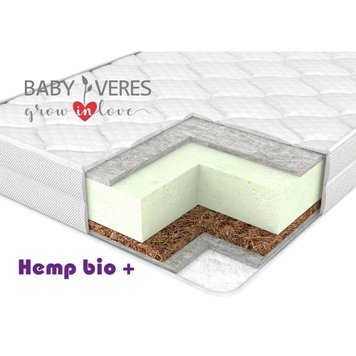 Матрац Baby Veres Hemp bio+ 120х60х10 см