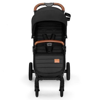 Прогулянкова коляска Kinderkraft Grande 2020 Black (KKWGRANBLK000N) маневрені колеса, регулювання спинки