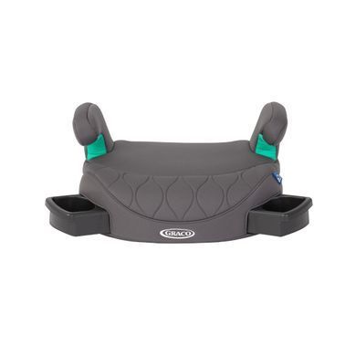 Автокрісло-бустер Graco Max сіро-коричневий з ISOFIX, 2 висувних підстаканники, легка вага, знімний чохол