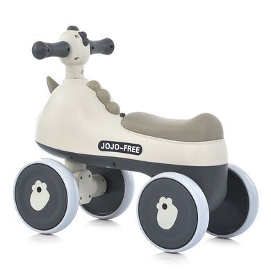 Каталка-толокарь детская BAMBI M 5856E-17 серая со световыми эффектами, музыка, дизайн в виде единорога, колеса EVA