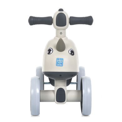 Каталка-толокарь детская BAMBI M 5856E-17 серая со световыми эффектами, музыка, дизайн в виде единорога, колеса EVA