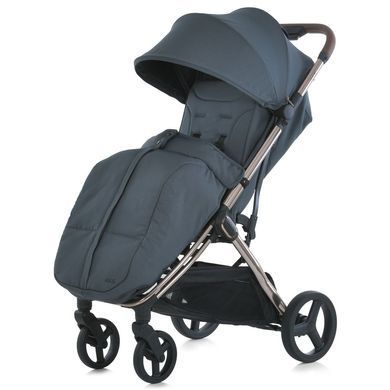 Прогулянкова коляска EL CAMINO ME 1192 AXIS Volcanic Gray компактне складання, тканини UPF+50 та великі колеса