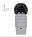 Зимовий конверт у коляску чи санки 2в1 Bair Arctic owl grey 2025
