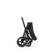 Коляска 2в1 Cybex Priam Comfort 5.0 Sepia Black шасі Rosegold складання люлька разом з шасі, великі колеса з амортизацією, ревервисний прогулянковий блок