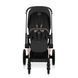 Коляска 2в1 Cybex Priam Comfort 5.0 Sepia Black шасі Rosegold складання люлька разом з шасі, великі колеса з амортизацією, ревервисний прогулянковий блок