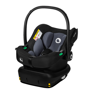 Автокріслом з базою ISOFIX Lionelo ASTRID I-SIZE SET BLACK GREY