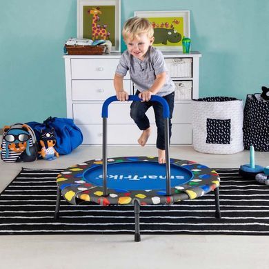 Батут дитячий 3 в 1 SmarTrike Trampoline з компактним складанням, басейном з кульками, м&rsquo;який каркас без пружин, діаметр 91 см