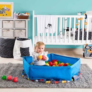 Батут дитячий 3 в 1 SmarTrike Trampoline з компактним складанням, басейном з кульками, м&rsquo;який каркас без пружин, діаметр 91 см