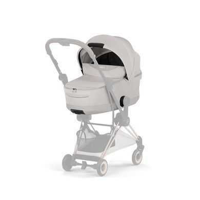 Люлька Cybex Mios/Coya Fold Lux Style Collection City Grey складання разом з шасі, збільшений капюшон, матрац Memory Foam