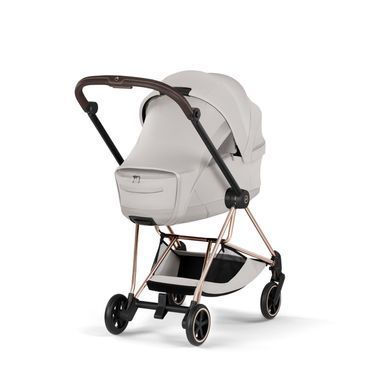 Люлька Cybex Mios/Coya Fold Lux Style Collection City Grey складання разом з шасі, збільшений капюшон, матрац Memory Foam