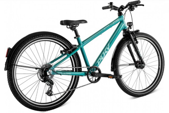 Детский велосипед Puky CYKE 24-8 ALU ACTIVE Turquoise Freewheel 4467 для детей 8 лет+