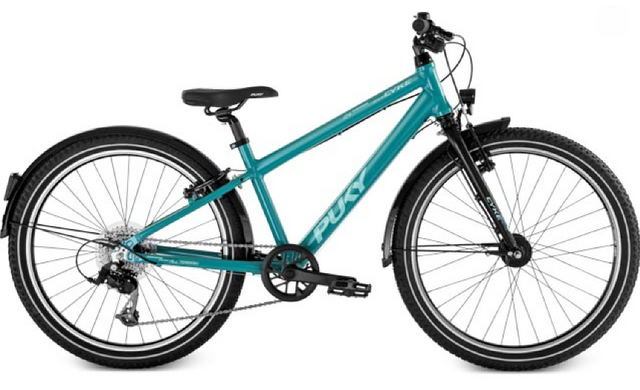 Детский велосипед Puky CYKE 24-8 ALU ACTIVE Turquoise Freewheel 4467 для детей 8 лет+