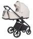 Коляска 2в1 CARRELLO Ultra CRL-6557 Milk Grey оновлена модель з регулюванням висоти капора, легка вага, амортизація
