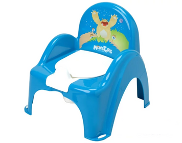 Дитячий горщик-стілець дитячий Tega Baby MONSTERS blue