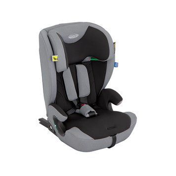 Автокресло Graco Energi серо-черное i-Size R129 с ISOFIX и верхним ремнем Top Tether, защита от боковых ударов Safety Surround, регулируемый подголовник
