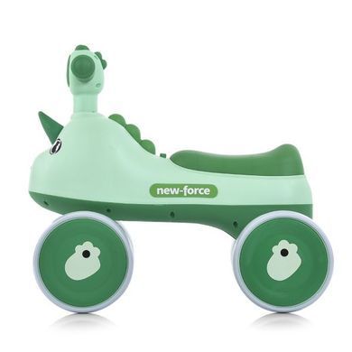 Каталка-толокарь детская BAMBI M 5856E-5 зеленая со световыми эффектами, музыка, дизайн в виде единорога, колеса EVA