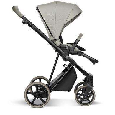 Коляска 2в1 Roan ivi Luxe Grey Vintage Collection с амортизацией и вентиляцией люльки