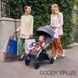 Прогулянкова коляска Chicco Goody Xplus чорна з бампер-ручкою для перенесення, автоматичне складання, компактні розміри