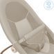 Шезлонг-гойдалка Maxi-Cosi Dove Pro Elegance Beige з еко-тканинами, вкладиш для новонароджених, режим вібрації CloudSoft
