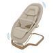 Шезлонг-гойдалка Maxi-Cosi Dove Pro Elegance Beige з еко-тканинами, вкладиш для новонароджених, режим вібрації CloudSoft