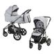 Универсальная коляска 2 в 1 Baby Design HUSKY XL 207 SILVER GRAY