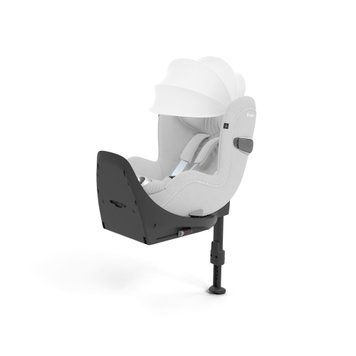 Автокрісло Cybex Sirona T i-Size Plus Platinum White 12 рівнів підголівника, 5 рівнів нахилу спинки, поворотний механізм 360&deg;