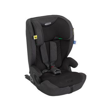 Автокрісло Graco Energi чорне i-Size R129 з ISOFIX і верхнім ременем Top Tether, захист від бокових ударів Safety Surround, регульований підголівник