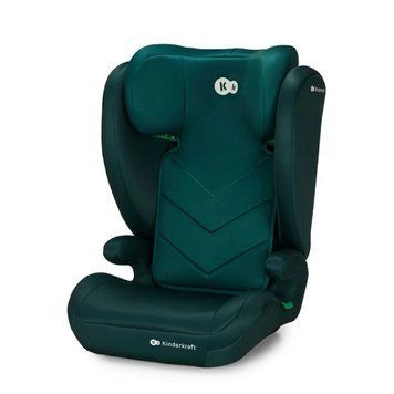 Автокресло Kinderkraft i-Spark Green (KCISPA00GRE0000) с системой H-GUARD SYSTEM, 10 уровней регулировки подголовника, трансформация в бустер