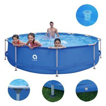 Басейн каркасний Avenli 17799EU розмір 366х76 см, картриджний фільтр-насос 1136 л/год у комплекті, об'єм 6500 літрів
