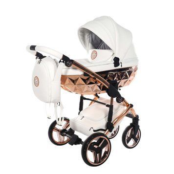 Универсальная коляска 2в1 Junama Hand Craft 09 White-Copper