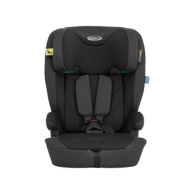 Автокресло Graco Energi черное i-Size R129 с ISOFIX и верхним ремнем Top Tether, защита от боковых ударов Safety Surround, регулируемый подголовник