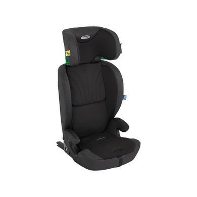 Автокресло Graco Energi черное i-Size R129 с ISOFIX и верхним ремнем Top Tether, защита от боковых ударов Safety Surround, регулируемый подголовник