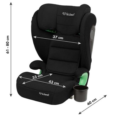 Автокрісло Kidwell Weston I-Size ISOFIX black