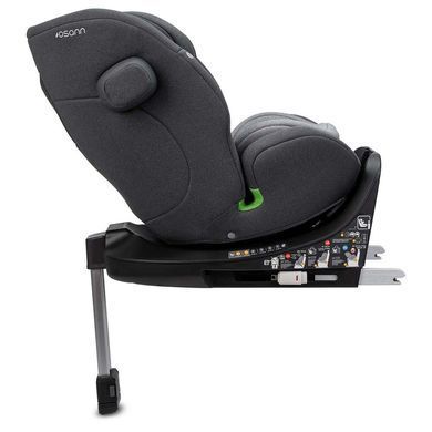 Автокрісло Osann One360 SL i-Size Universe Grey з Isofix та опорною ногою, оберт на 360&deg;, 14 позицій підголівника, магнітні тримачі ременів