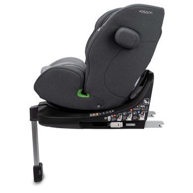 Автокрісло Osann One360 SL i-Size Universe Grey з Isofix та опорною ногою, оберт на 360&deg;, 14 позицій підголівника, магнітні тримачі ременів