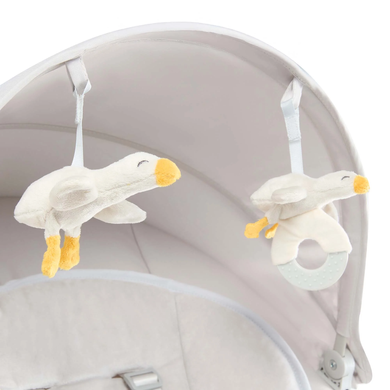 Електричний шезлонг-гойдалка 2в1 Kinderkraft Tulsy Beige (KBTULS00BEG0000)