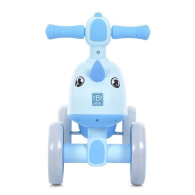 Каталка-толокарь детская BAMBI M 5856E-12 голубой со световыми эффектами, музыка, дизайн в виде единорога, колеса EVA