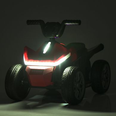 Квадроцикл дитячий Bambi Racer M 6362E-9 фіолетовий на акумуляторі, педаль газу, фари зі світлом, 2 мотори