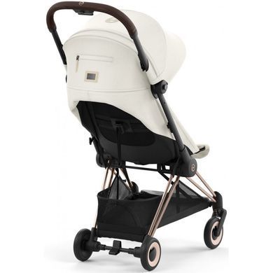 Прогулянкова коляска Cybex Coya 2023 Off White шасі Rosegold легка та компактна для подорожей