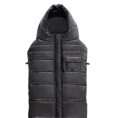 Зимний конверт в коляску или санки Bair Nordie black moncler