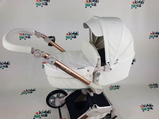 Универсальная коляска 2 в 1 Hot Mom 360 градусов белая