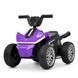 Квадроцикл детский Bambi Racer M 6362E-9 фиолетовый на аккумуляторе, педаль газа, фары со светом, 2 мотора