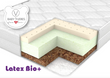 Дитячий підлітковий матрац Baby Veres "Latex Bio+" Air 160х80х14 см