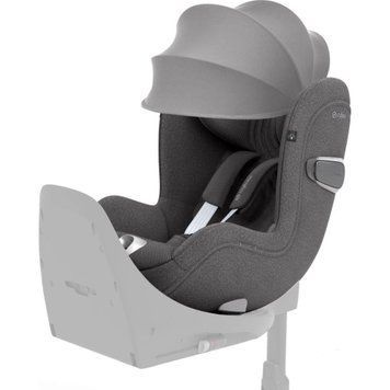 Автокрісло Cybex Sirona T i-Size Plus Mirage Grey 12 рівнів підголівника, 5 рівнів нахилу спинки, поворотний механізм 360&deg;