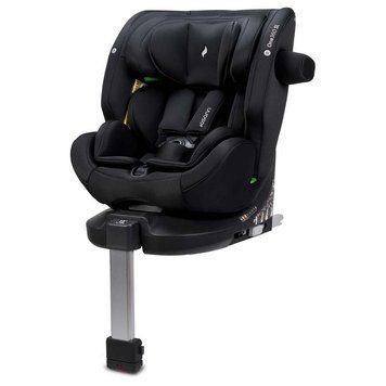 Автокрісло Osann One360 SL i-Size All Black з Isofix та опорною ногою, оберт на 360&deg;, 14 позицій підголівника, магнітні тримачі ременів